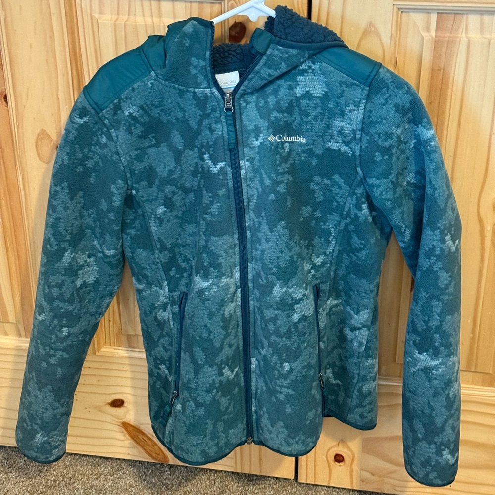 Hooded Fleece Zip Up Sweatshirt